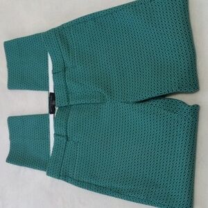 Banana Republic Sloan Kelly Green Geometric Print Woven Skinny Trouser Pants